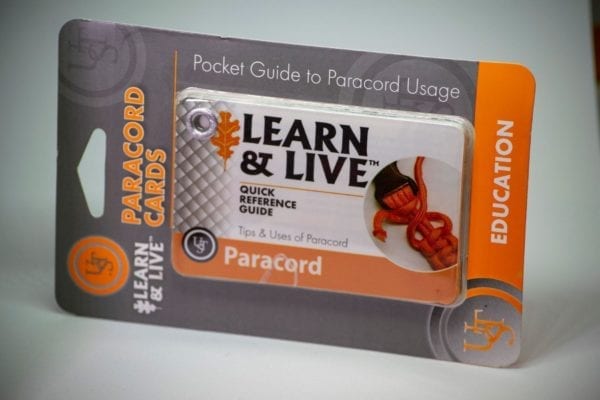 Learn & Live Cards - Paracord - THIS ITEM IS NO LONGER AVAILABLE