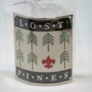 Lost Pines Hiking Staff Shield- See item#C6430