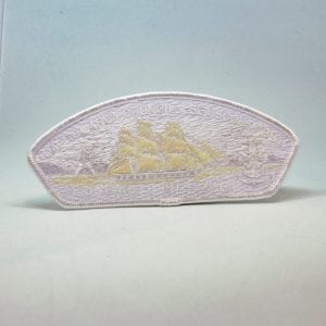 Capitol Area Council Sea Scouts Council Strip Patch (White or "Ghost" version) -- THIS ITEM IS NO LONGER AVAILABLE