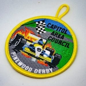 Pinewood Derby patch -- THIS ITEM IS NO LONGER AVAILABLE