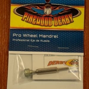 Pinewood Derby Mandrel tool -- THIS ITEM IS NO LONGER AVAILABLE