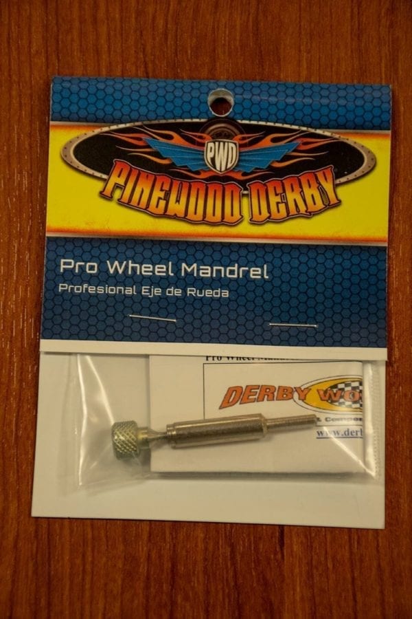 Pinewood Derby Mandrel tool -- THIS ITEM IS NO LONGER AVAILABLE