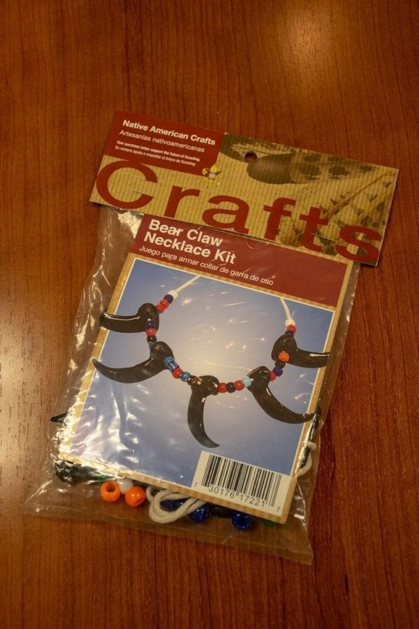 Bear Claw necklace kit -- THIS ITEM IS NO LONGER AVAILABLE