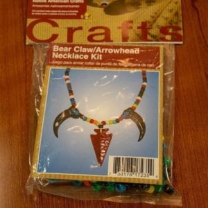 Bear Claw/Arrowhead necklace kit -- THIS ITEM IS NO LONGER AVAILABLE