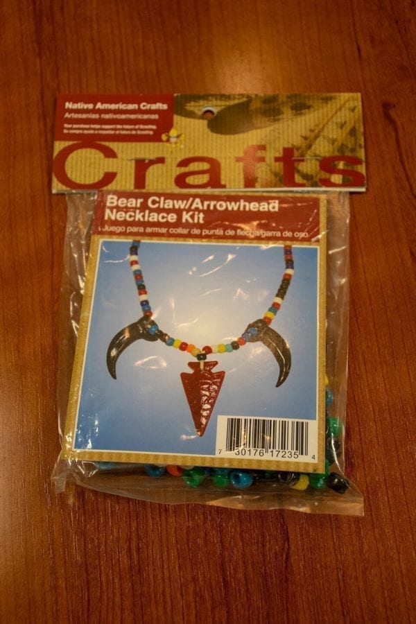 Bear Claw/Arrowhead necklace kit -- THIS ITEM IS NO LONGER AVAILABLE
