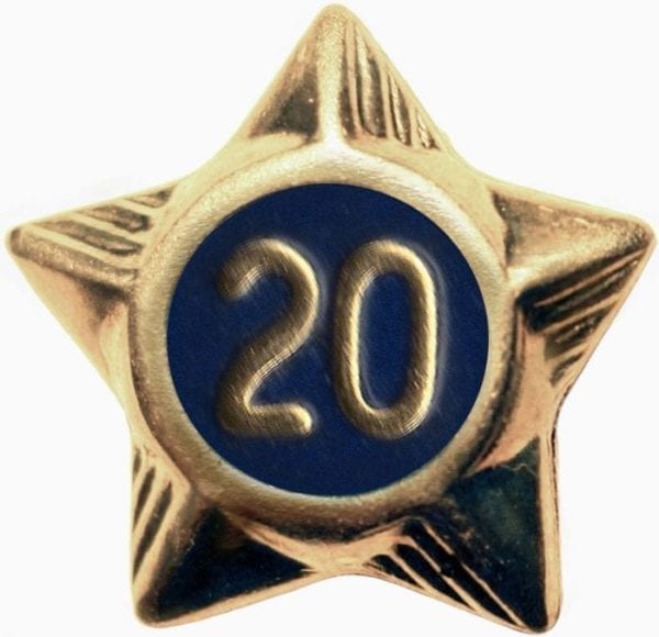 Service Star, 20 years