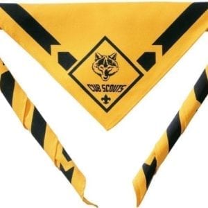 Wolf Cub Scout Youth Neckerchief -- THIS ITEM IS NO LONGER AVAILABLE