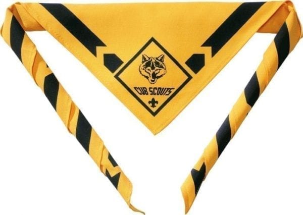 Wolf Cub Scout Youth Neckerchief -- THIS ITEM IS NO LONGER AVAILABLE
