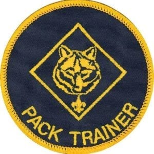 Cub Scout Pack Trainer Patch - THIS ITEM HAS BEEN DISCONTINUED