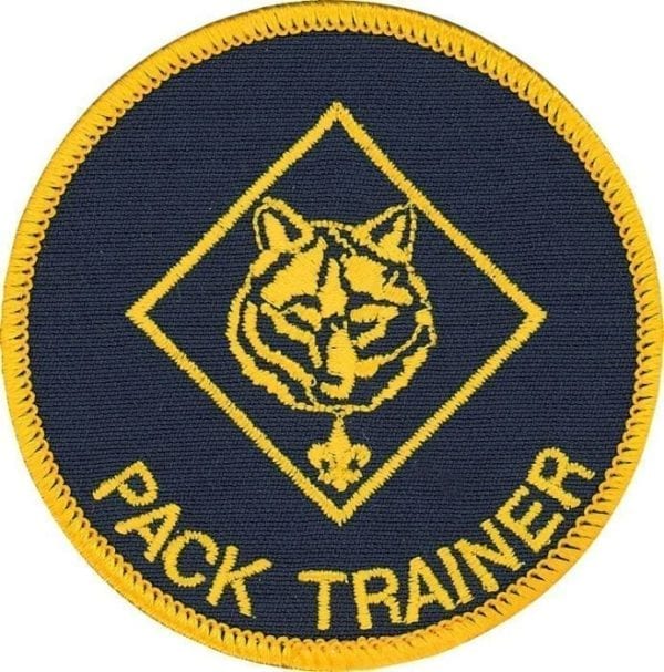 Cub Scout Pack Trainer Patch - THIS ITEM HAS BEEN DISCONTINUED