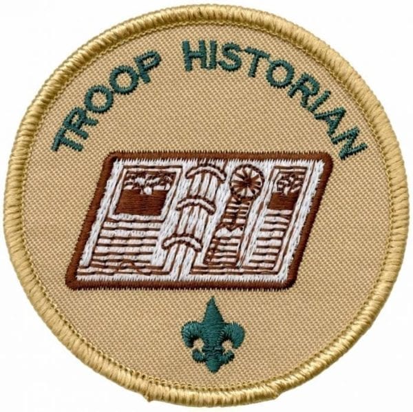 Scouts BSA Troop Historian patch
