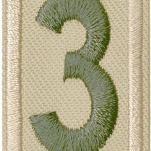 Scouts BSA Unit Numeral 3 - THIS ITEM HAS BEEN REPLACED BY #659223