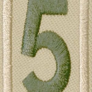 Scouts BSA Unit Numeral 5 - THIS ITEM HAS BEEN REPLACED BY #659225