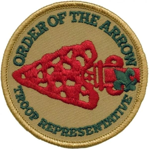 Order of the Arrow Troop Representative patch -- THIS ITEM IS NO LONGER AVAILABLE