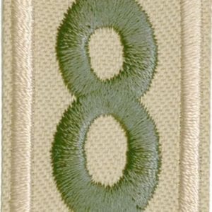 Scouts BSA Unit Numeral 8 - THIS ITEM HAS BEEN REPLACED BY #659228