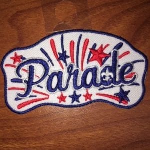 Parade activity recognition patch--"THIS ITEM IS UNAVAILABLE"