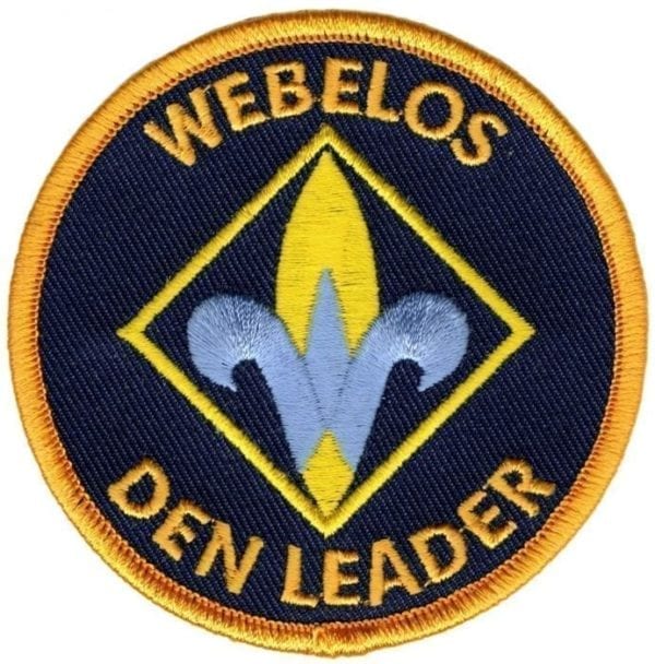Webelos Den Leader Patch -- THIS ITEM IS NO LONGER AVAILABLE
