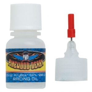 Pinewood Derby Krytox GPL 100 Racing Lubricant