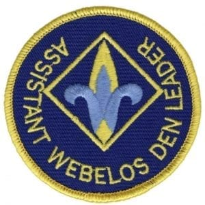 Assistant Webelos Den Leader Patch -- THIS ITEM IS NO LONGER AVAILABLE