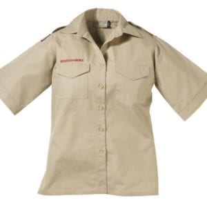 Scouts BSA/Cub Scouts Women's Adult Short Sleeve Poplin Uniform Shirt--"THIS ITEM IS NO LONGER AVAILABLE"