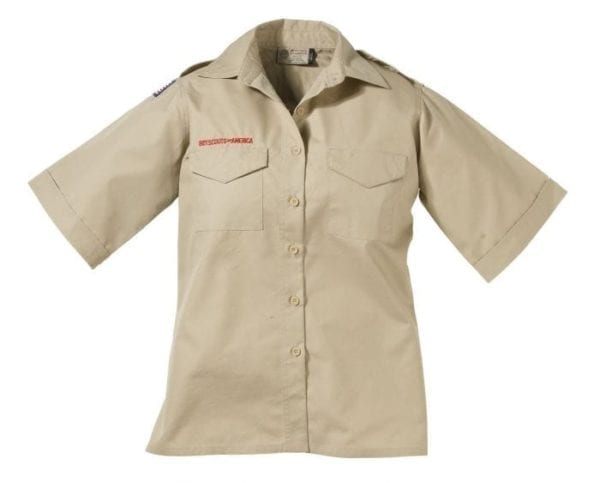 Scouts BSA/Cub Scouts Women's Adult Short Sleeve Poplin Uniform Shirt--"THIS ITEM IS NO LONGER AVAILABLE"