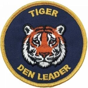 Tiger Cub Scout Den Leader Patch--THIS ITEM IS NO LONGER AVAILABLE