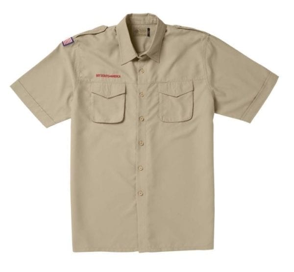 Scouts BSA/Cub Scouts Adult Polyester Microfiber Short Sleeve Uniform Shirt -- THIS ITEM IS NO LONGER AVAILABLE