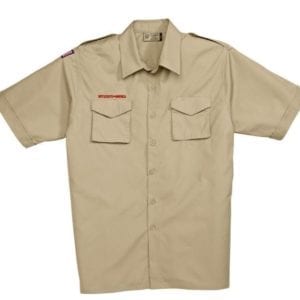 Scouts BSA/Cub Scouts Adult Poplin Short Sleeve Uniform Shirt -- THIS ITEM IS NO LONGER AVAILABLE