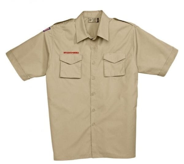 Scouts BSA/Cub Scouts Adult Poplin Short Sleeve Uniform Shirt -- THIS ITEM IS NO LONGER AVAILABLE