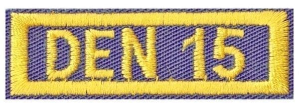 Cub Scout Den Numeral 15