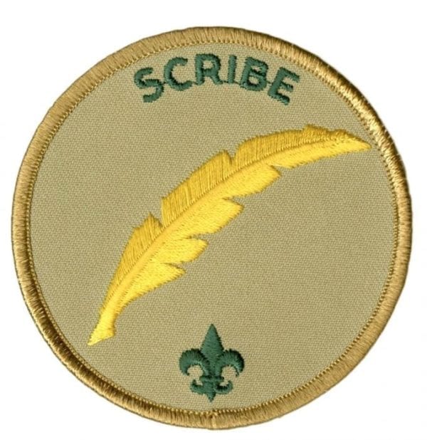 Scouts BSA Scribe patch