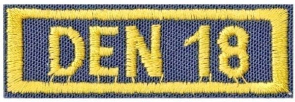 Cub Scout Den Numeral 18