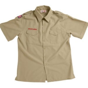 Scouts BSA/Cub Scouts Adult Polyester Wool Dress Uniform Shirt - THIS ITEM IS NO LONGER AVAILABLE