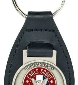 Eagle Scout Leather Key Ring - Item is no longer available