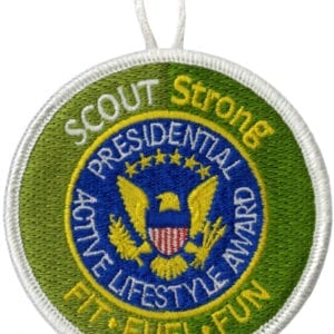SCOUTStrong Presidential Active Lifestyle Award Emblem -- THIS ITEM IS NO LONGER AVAILABLE