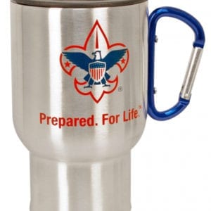 BSA Carabiner Stainless Steel Travel Mug -- THIS ITEM IS NO LONGER AVAILABLE