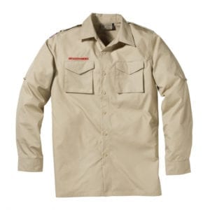 Scouts BSA Adult Men's Poplin Long Sleeve Uniform Shirt--THIS ITEM IS NO LONGER AVAILABLE