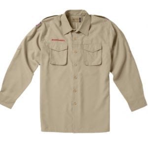 Scouts BSA Adult Men's Polyester Microfiber Long Sleeve Uniform Shirt--THIS ITEM IS NO LONGER AVAILABLE