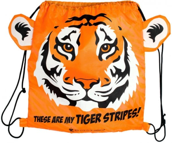 Cub Scout Tiger Rank Drawstring Bag