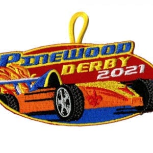 Pinewood Derby 2021 patch -- THIS ITEM IS NO LONGER AVAILABLE