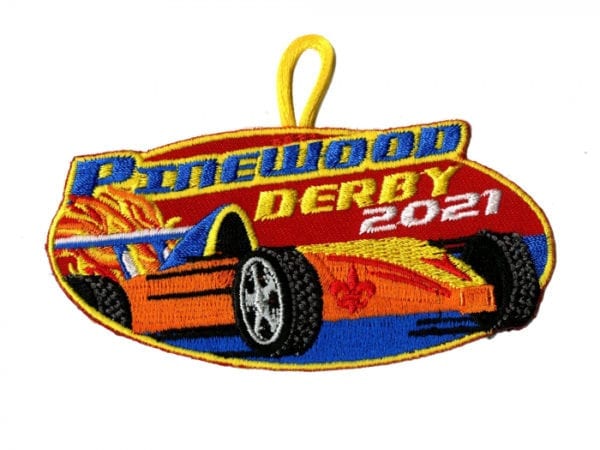 Pinewood Derby 2021 patch -- THIS ITEM IS NO LONGER AVAILABLE