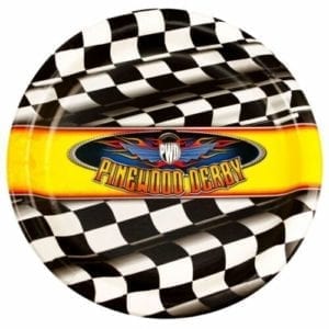 Pinewood Derby Dessert Plates -- THIS ITEM IS NO LONGER AVAILABLE