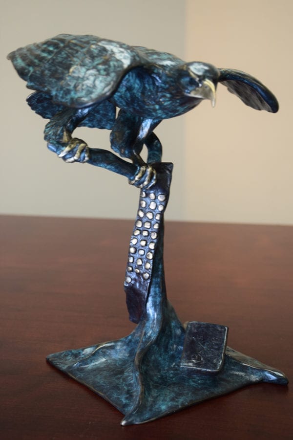 Bronze Eagle Statue - Trail of the Eagle