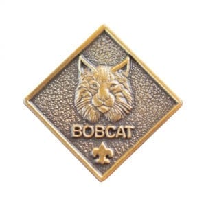 Cub Scout Bobcat rank parent pin
