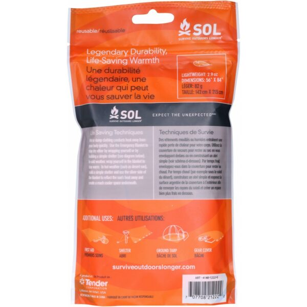 SOL Emergency Blanket (for 1 person) - Image 2