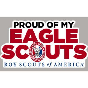 "Proud of My Eagle Scouts" Car Magnet