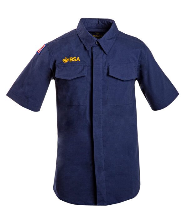 Cub Scout Short-Sleeve Uniform Shirt, Navy