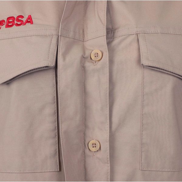 Scouts BSA Uniform Short Sleeve Shirt, Khaki - Women's, XS-2XL - Image 4