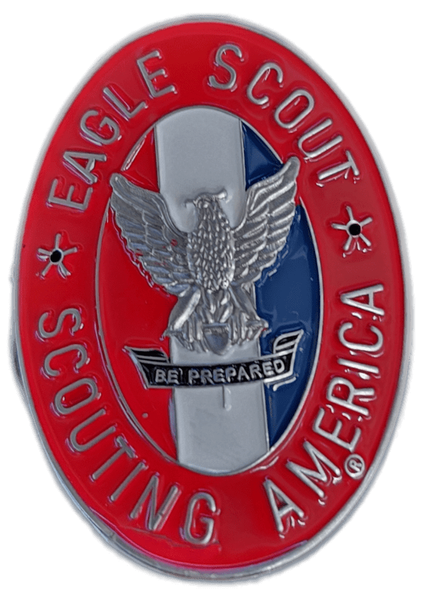 Eagle Rank Hiking Staff Shield