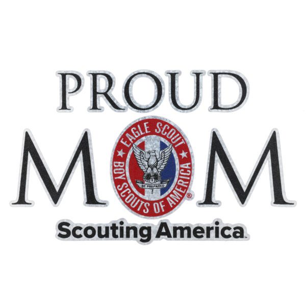 Proud Mom of an Eagle Scout Window Decal
